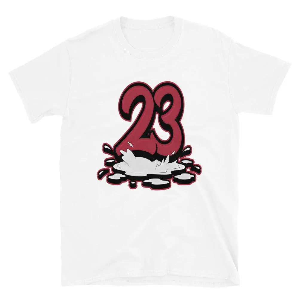 1 High FlyEase Black White Fire Red Shirt 23 Melting