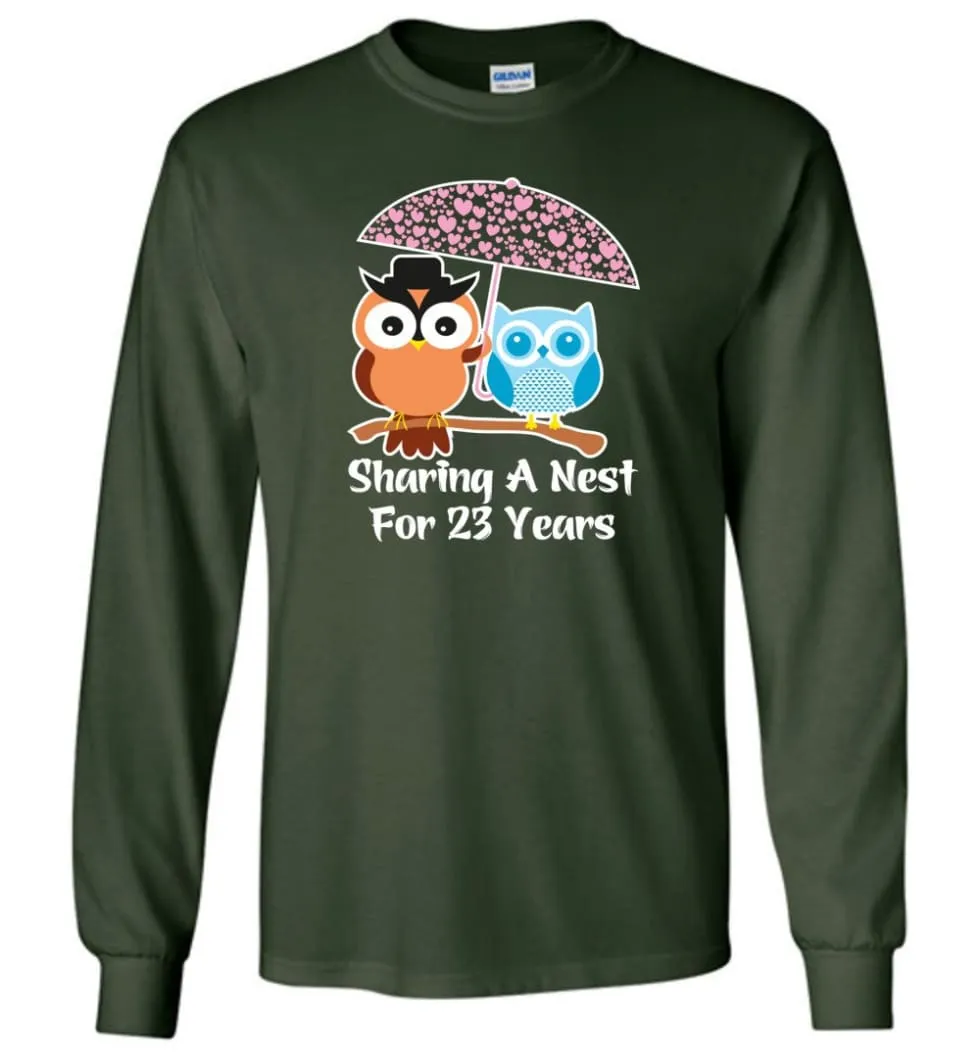 23 Years Wedding Anniversary Gifts Valentine's Day Long Sleeve T-Shirt