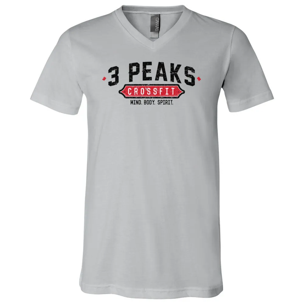 3 Peak CrossFit - 100 - Standard - Men's V-Neck T-Shirt