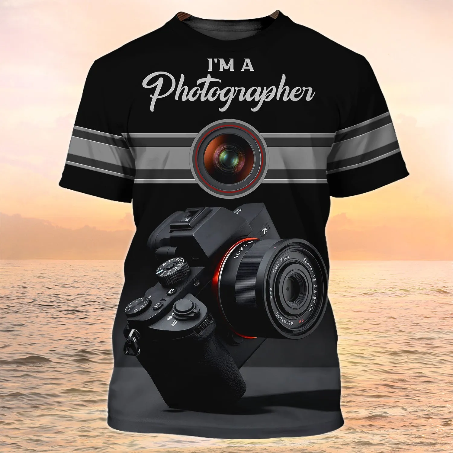 3D All Over Print Photographer Shirts I'm A Photographer Black Shirt Men Women