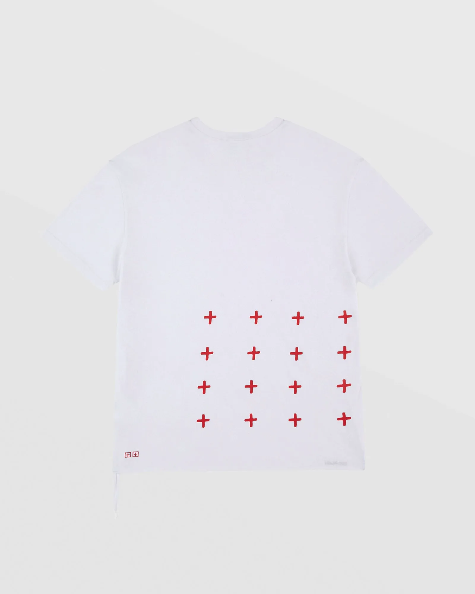 4X4 BIGGIE SS TEE WHITE/RED