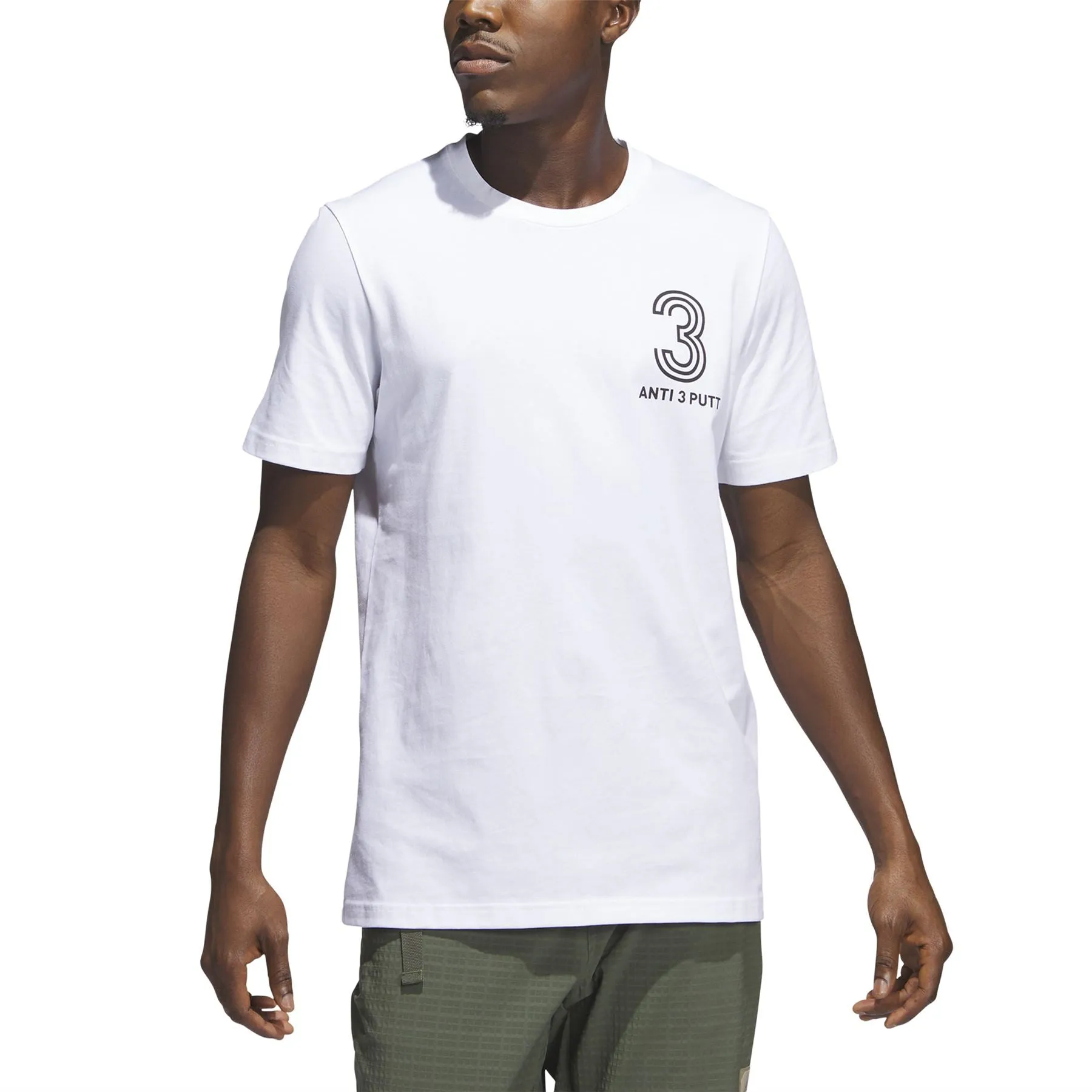 Adicross Anti 3 Putt T-Shirt White - AW23