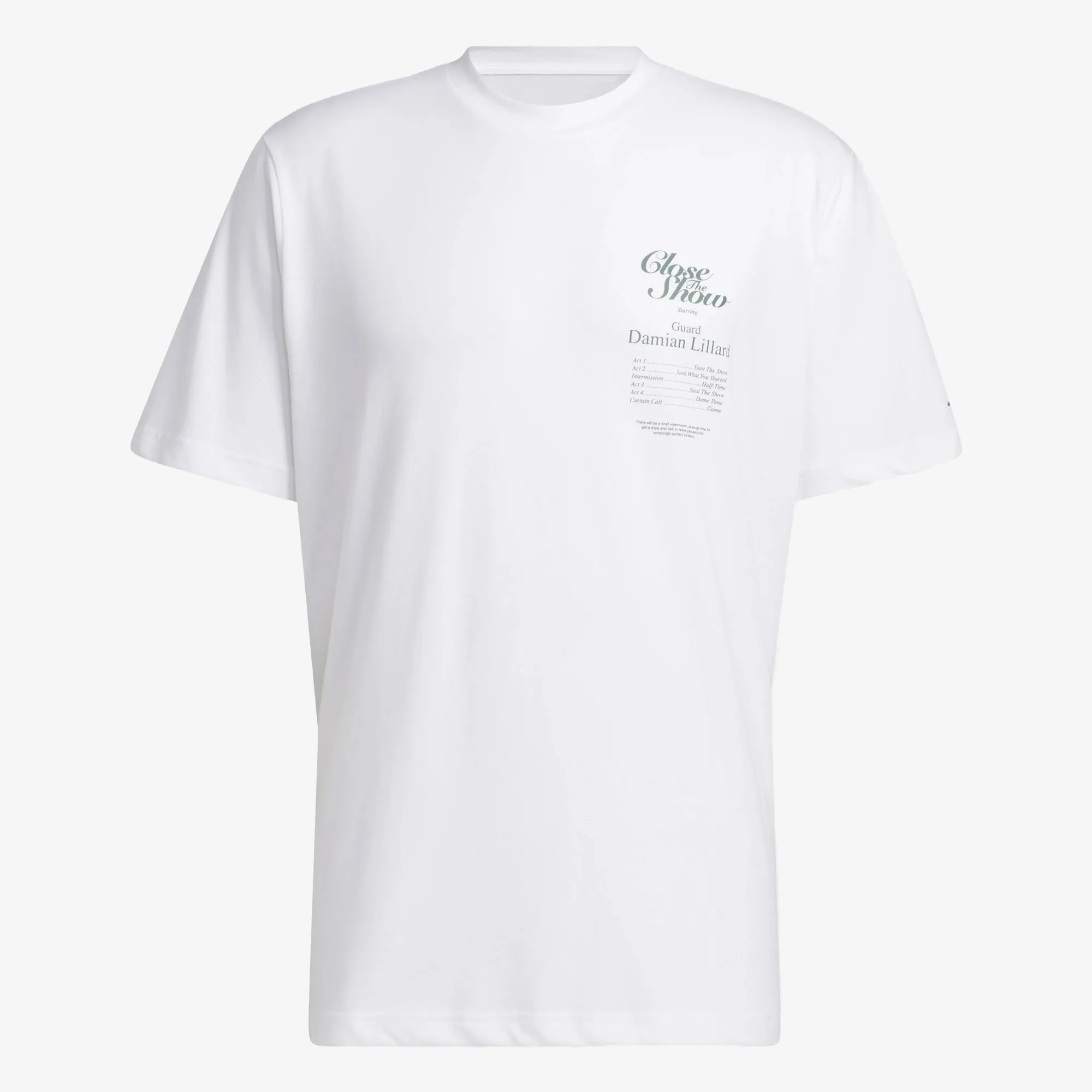 Adidas Originals | DAME 9 TEE  { WHITE