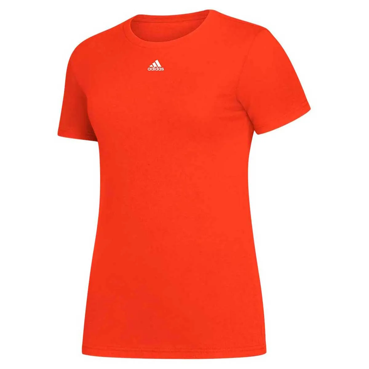 adidas Women's Collegiate Orange Amplifier Short Sleeve Tee