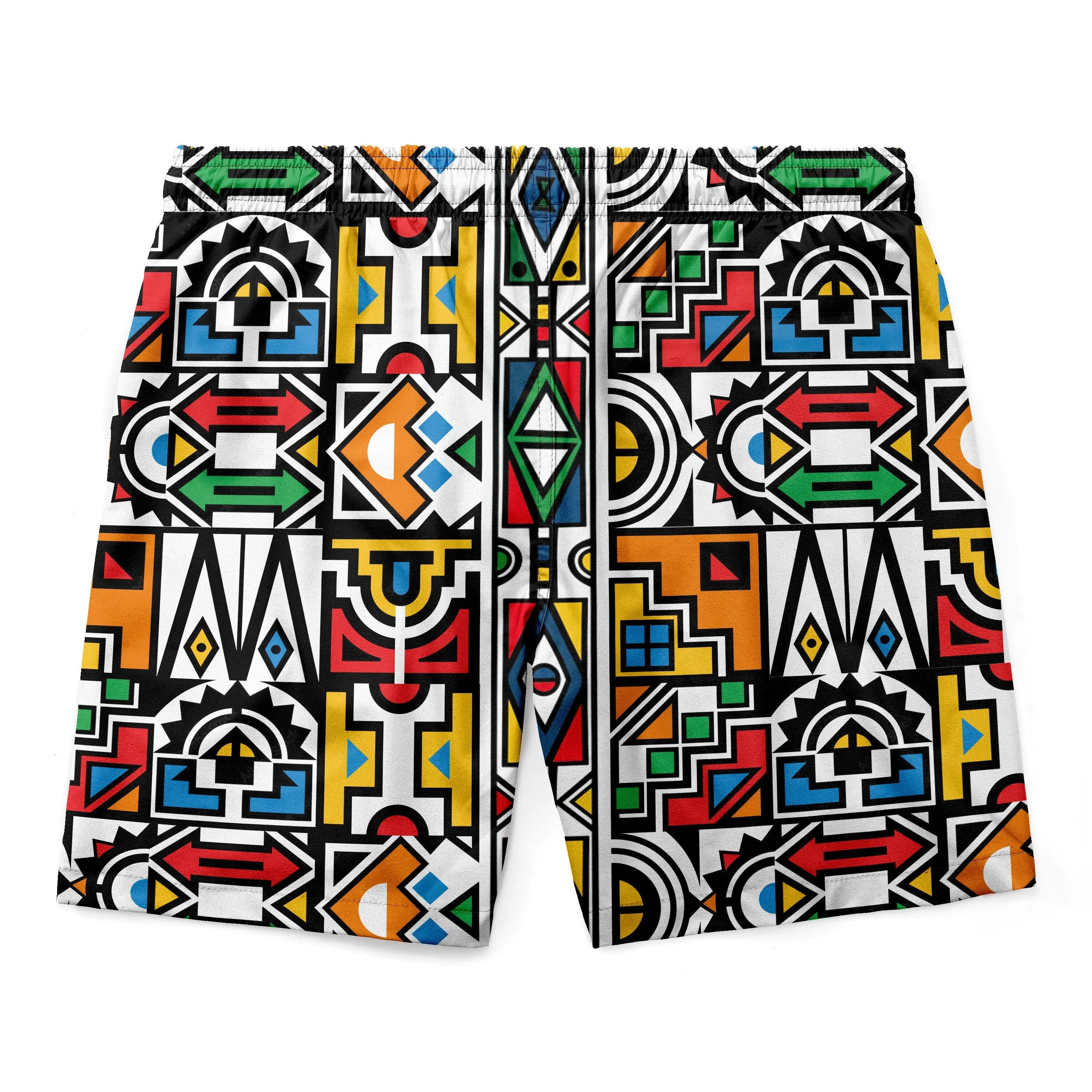 African Ndebele Pattern T-shirt and Shorts Set