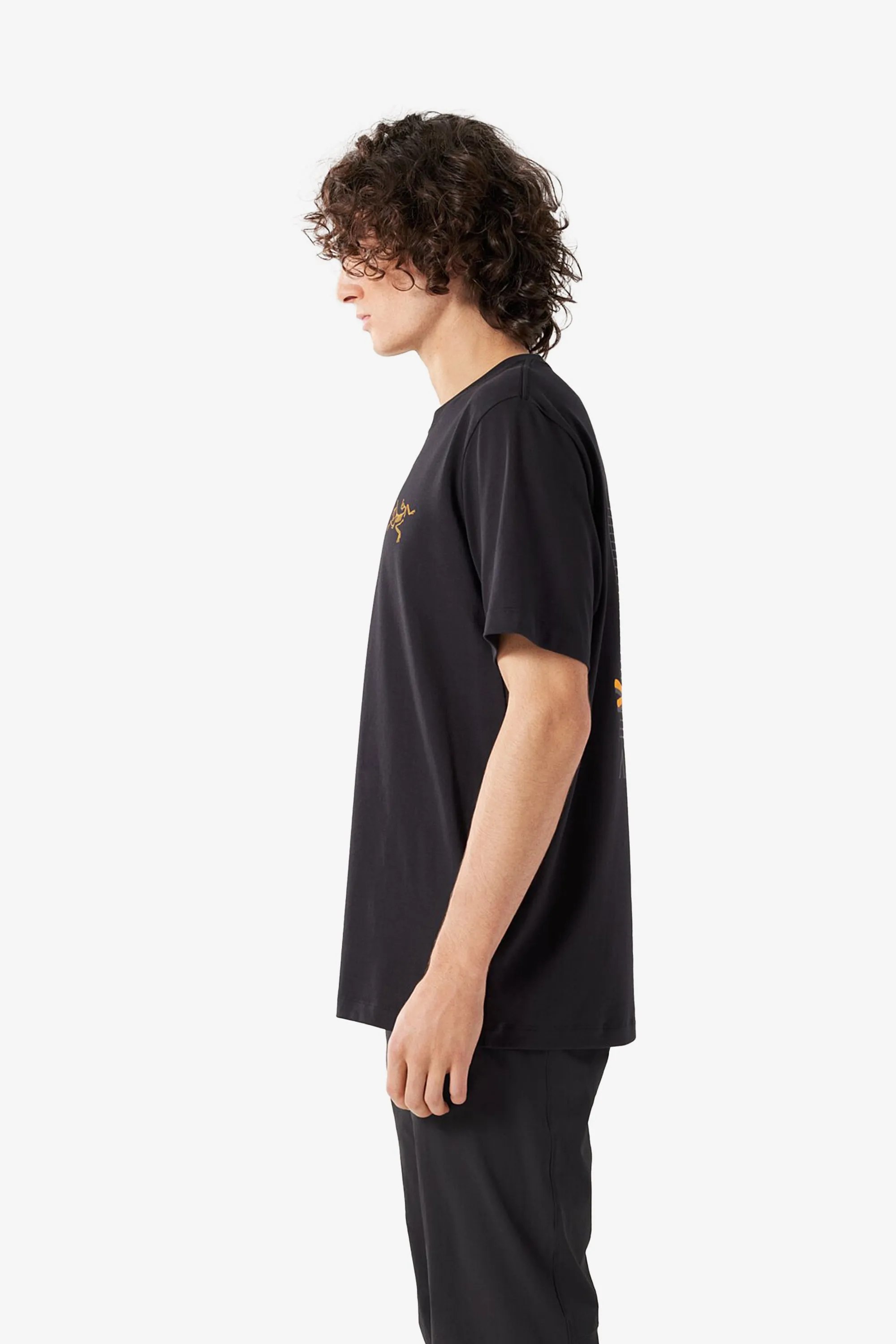 Arcteryx Mens Black ArcMulti Bird Logo Short Sleeve T-Shirt