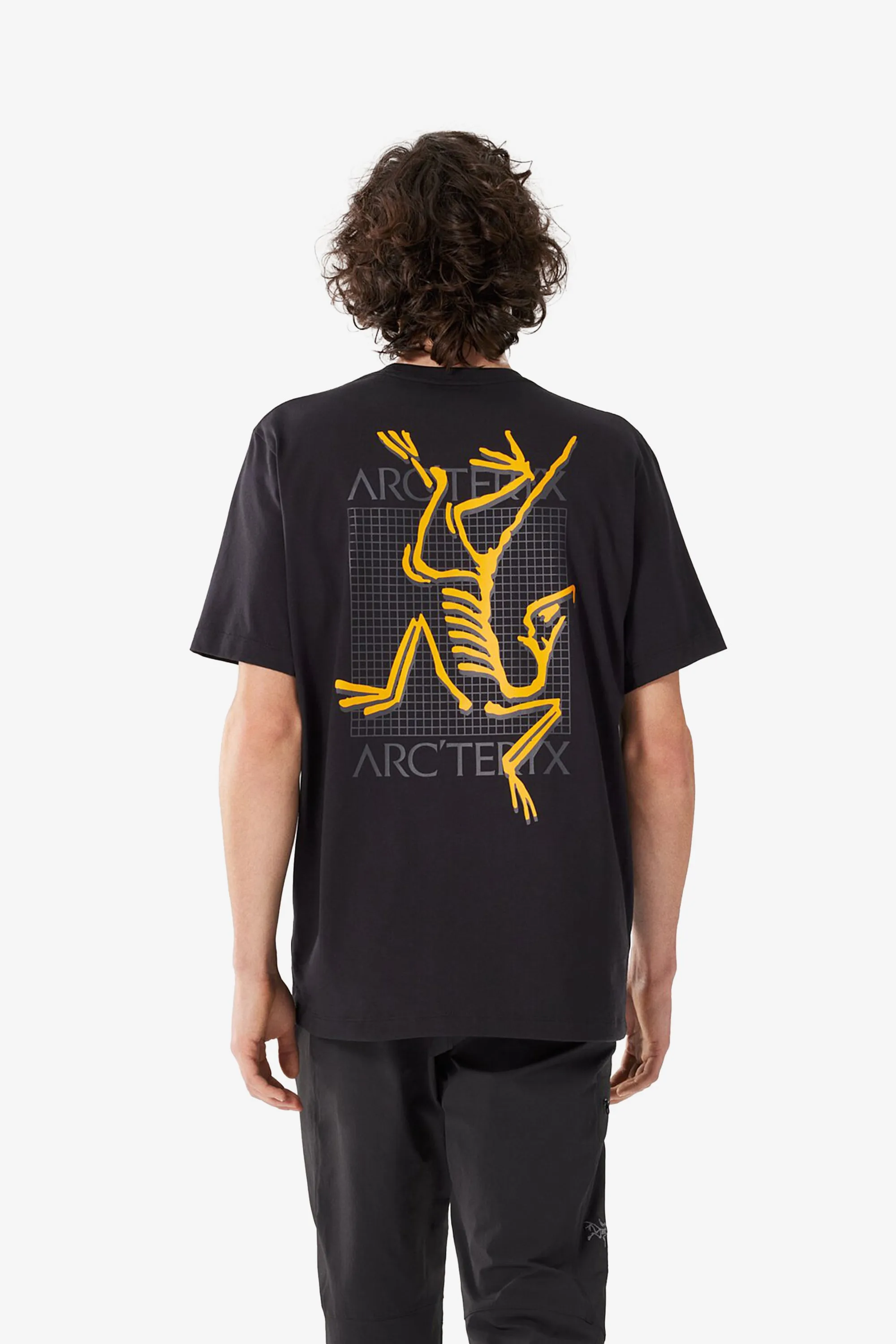 Arcteryx Mens Black ArcMulti Bird Logo Short Sleeve T-Shirt