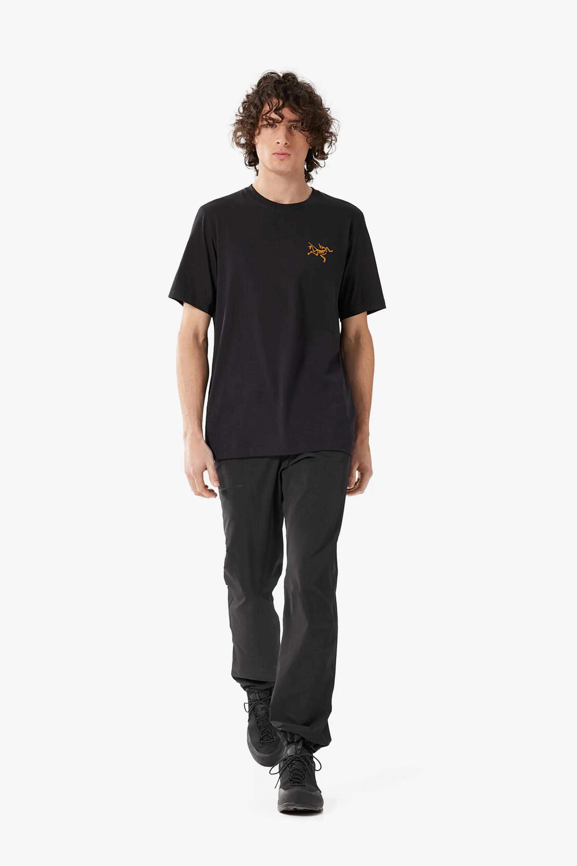 Arcteryx Mens Black ArcMulti Bird Logo Short Sleeve T-Shirt