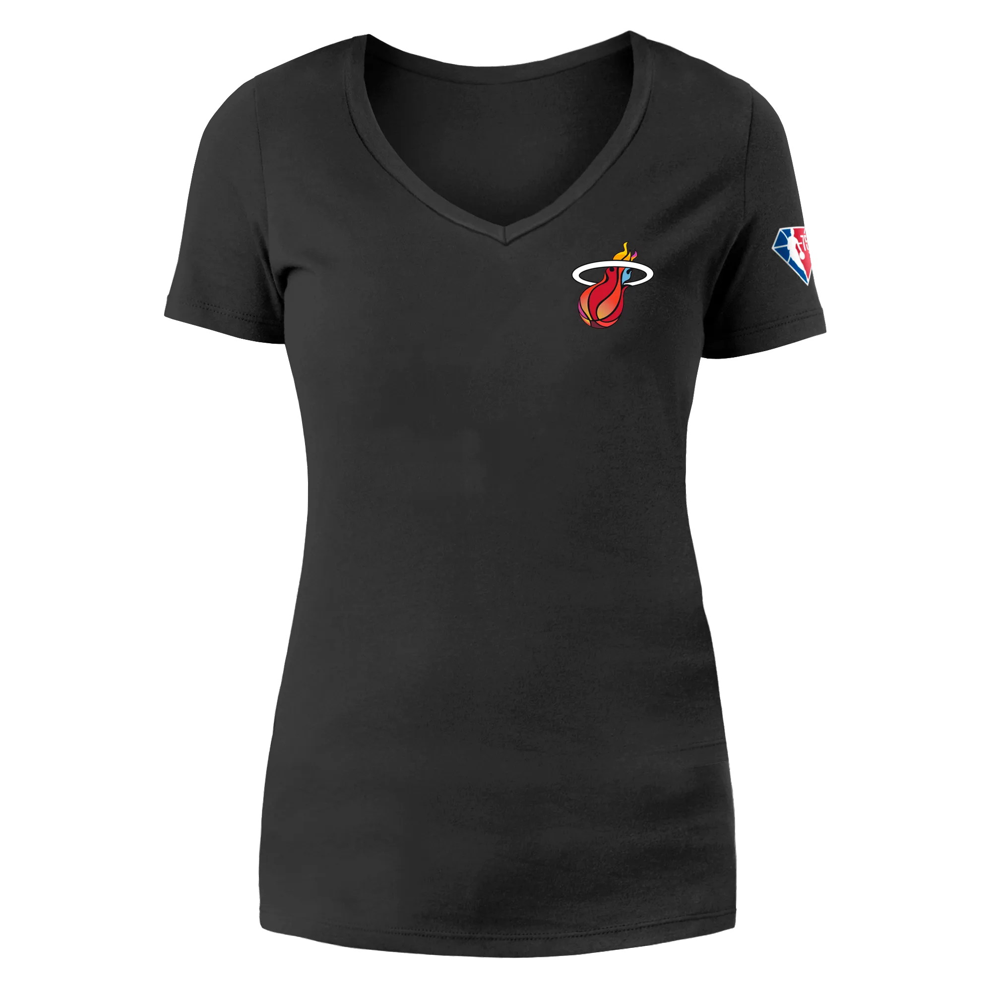 Bam Adebayo New Era Miami HEAT Mashup Name & Number Women's Tee