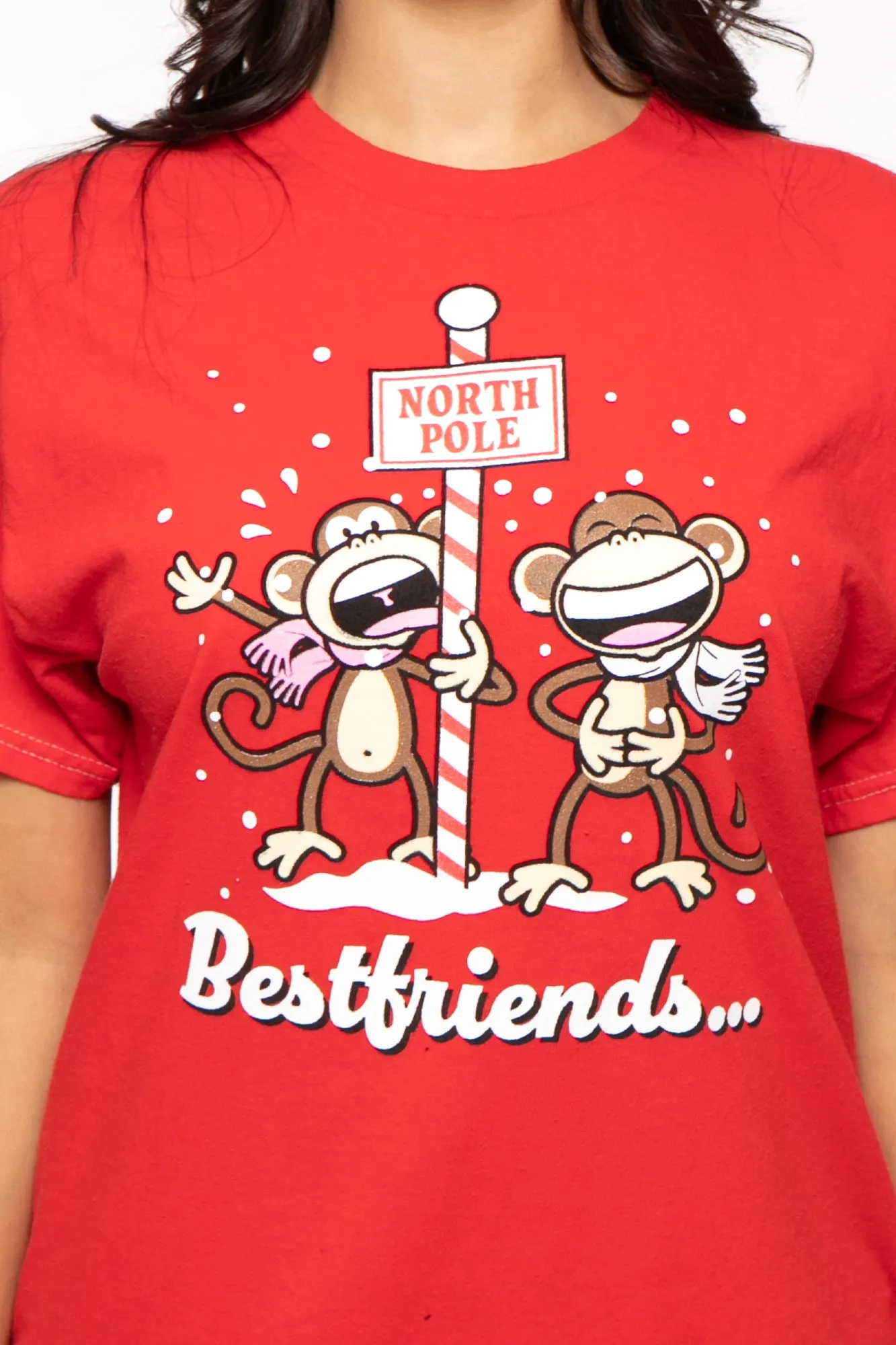 Best Friends - Bobby Jack Garment-Dyed Boyfriend T-Shirt - Red