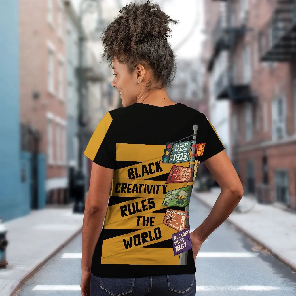 Black Creativity Rules The World T-shirt