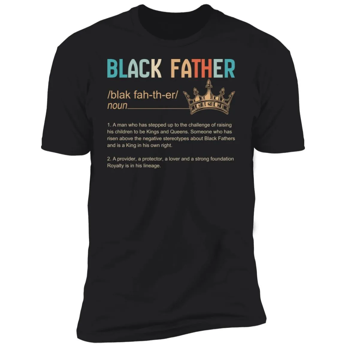 Black Father T-shirt