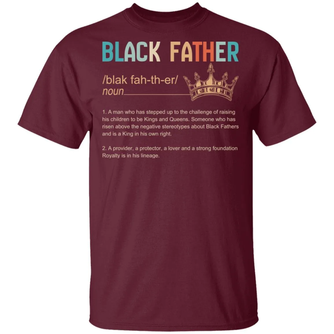 Black Father T-shirt