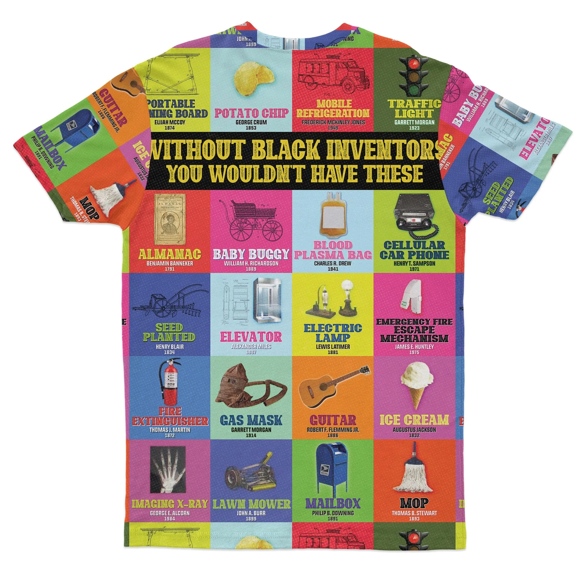 Black Inventions T-shirt And Shorts Set