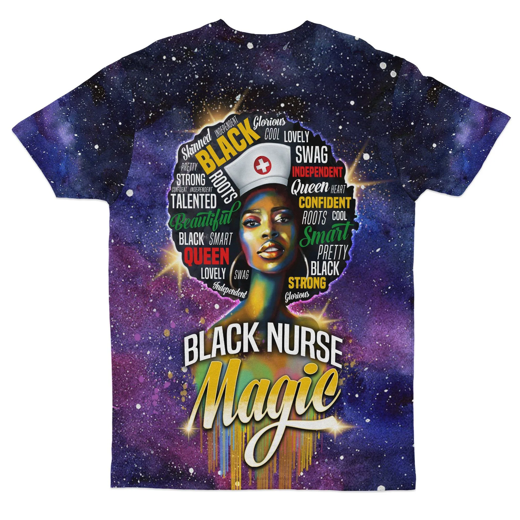 Black Nurse Magic 1 T-shirt