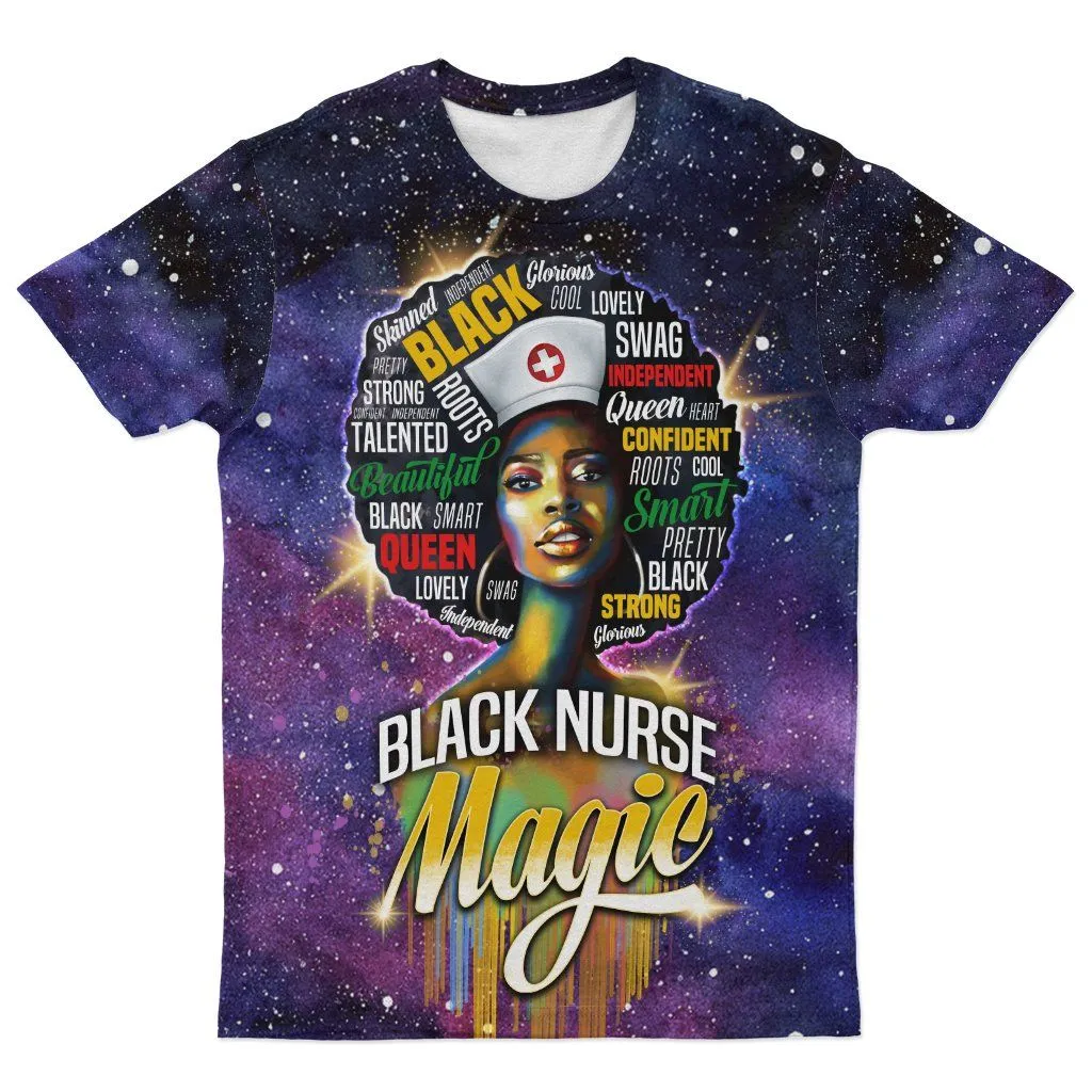 Black Nurse Magic 1 T-shirt