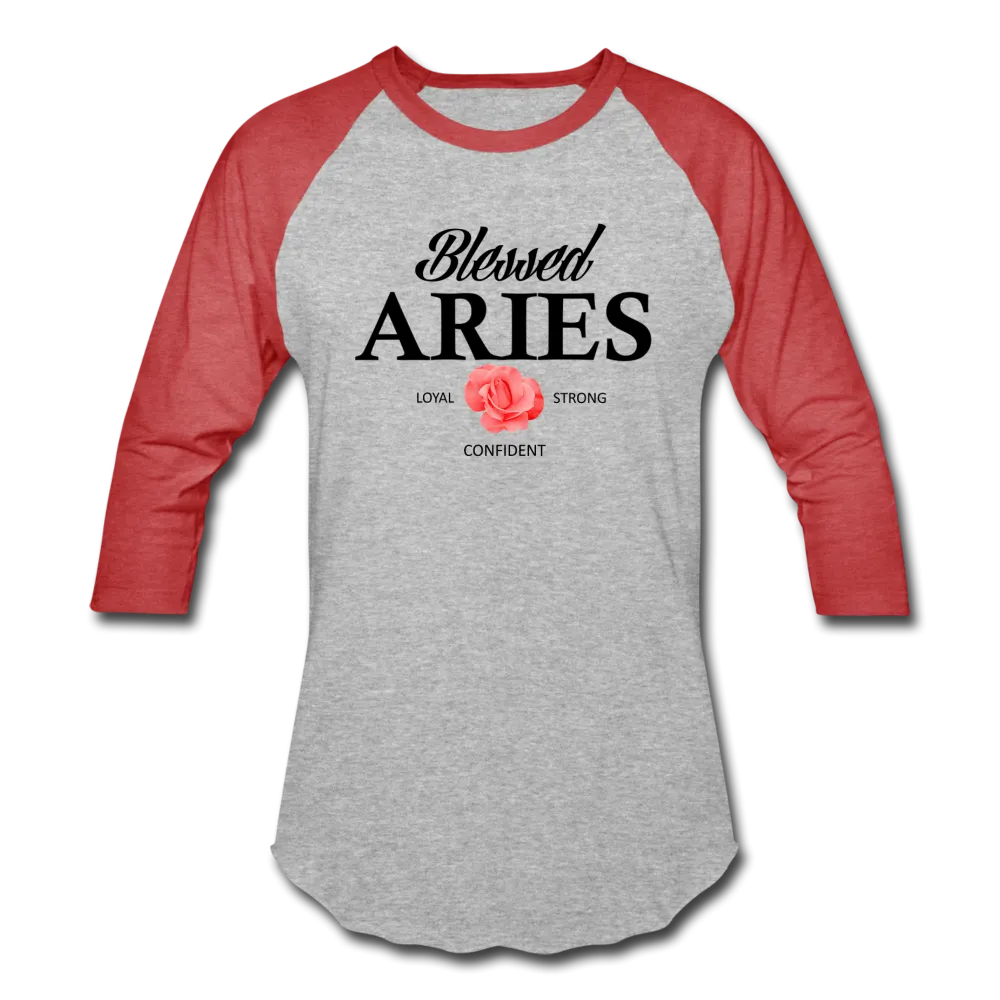 Blessed Aries Unisex Baseball T-Shirt