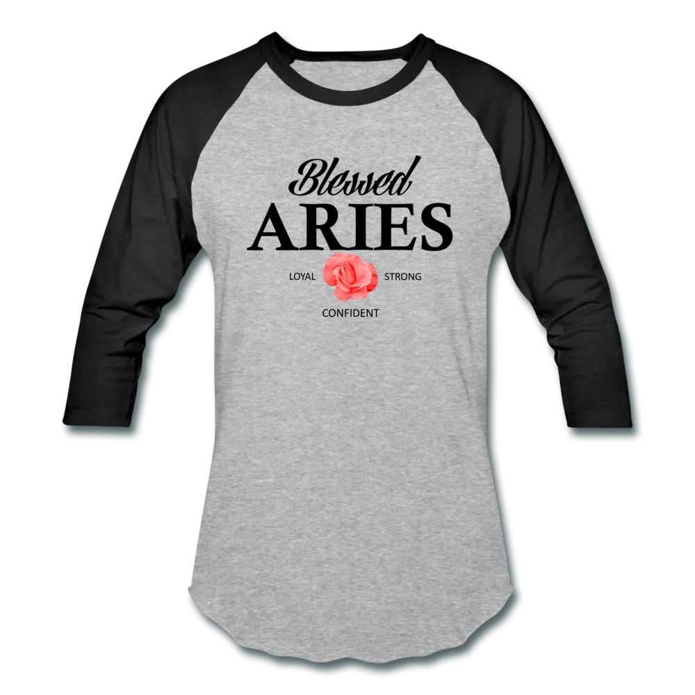 Blessed Aries Unisex Baseball T-Shirt