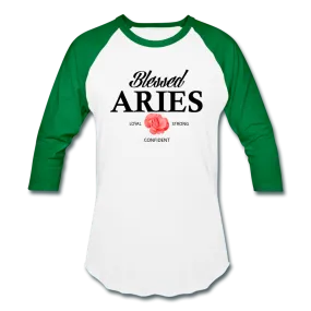 Blessed Aries Unisex Baseball T-Shirt