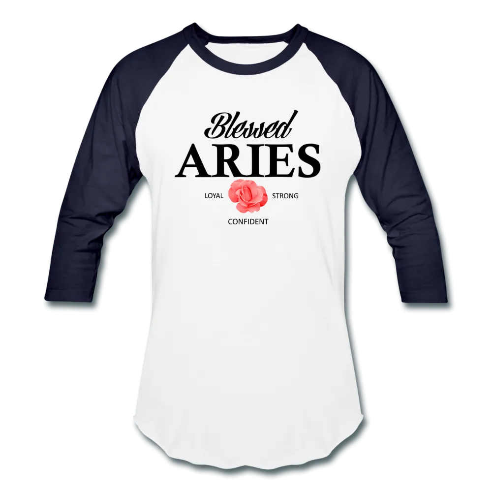 Blessed Aries Unisex Baseball T-Shirt