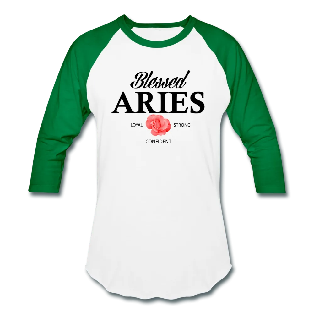 Blessed Aries Unisex Baseball T-Shirt