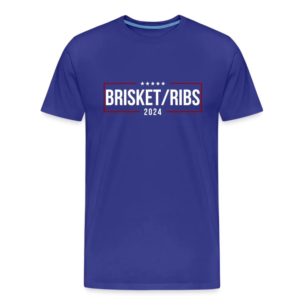 Brisket/Ribs 2024: A Culinary Campaign for the Ultimate Barbecue Unity Premium T-Shirt