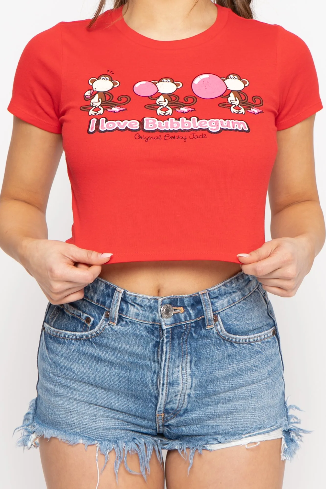 Bubblegum - Bobby Jack Crop Top - Red