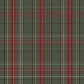 Christmas Tartan Oeko Tex Jersey