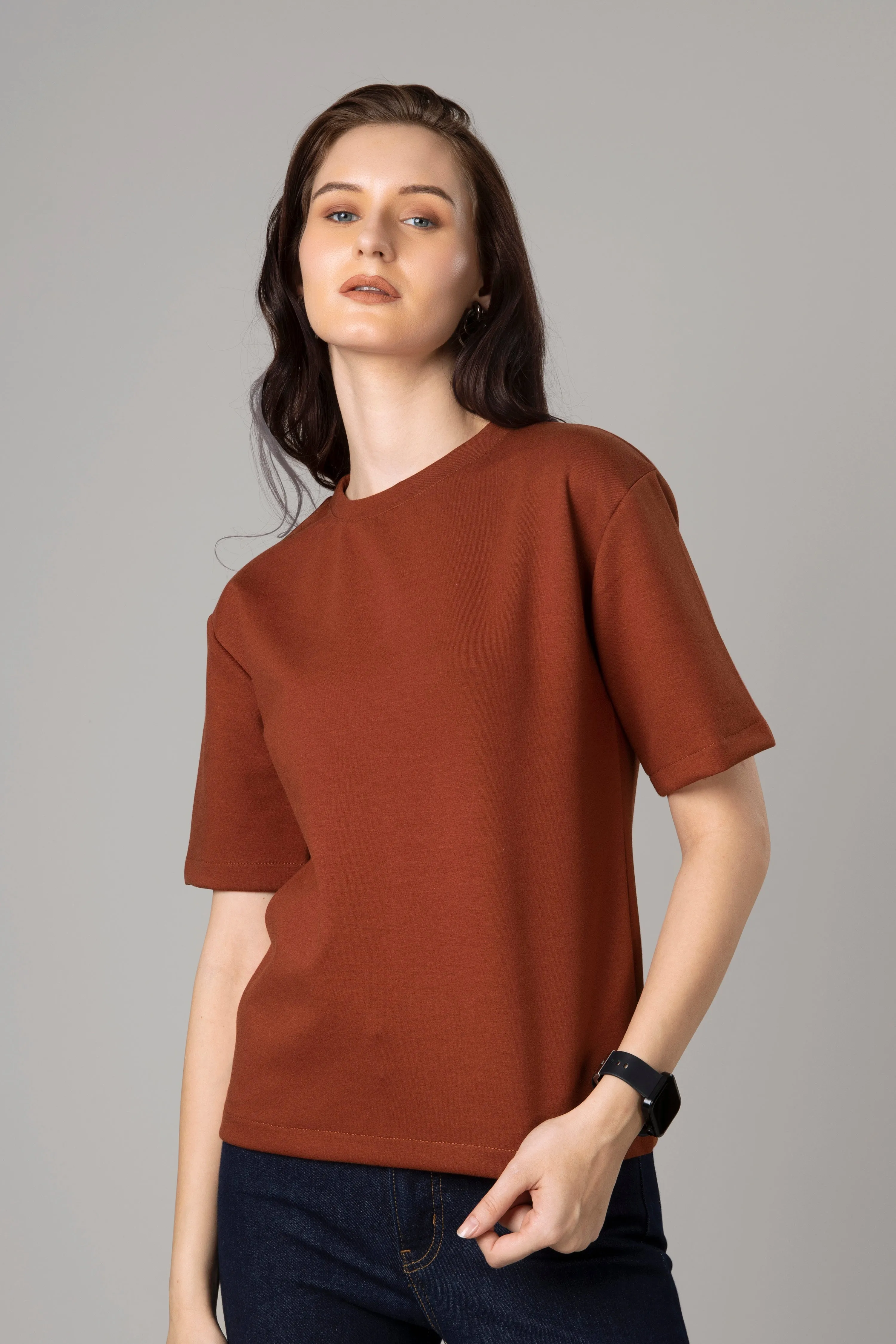 Classic Plain T-Shirt For Women