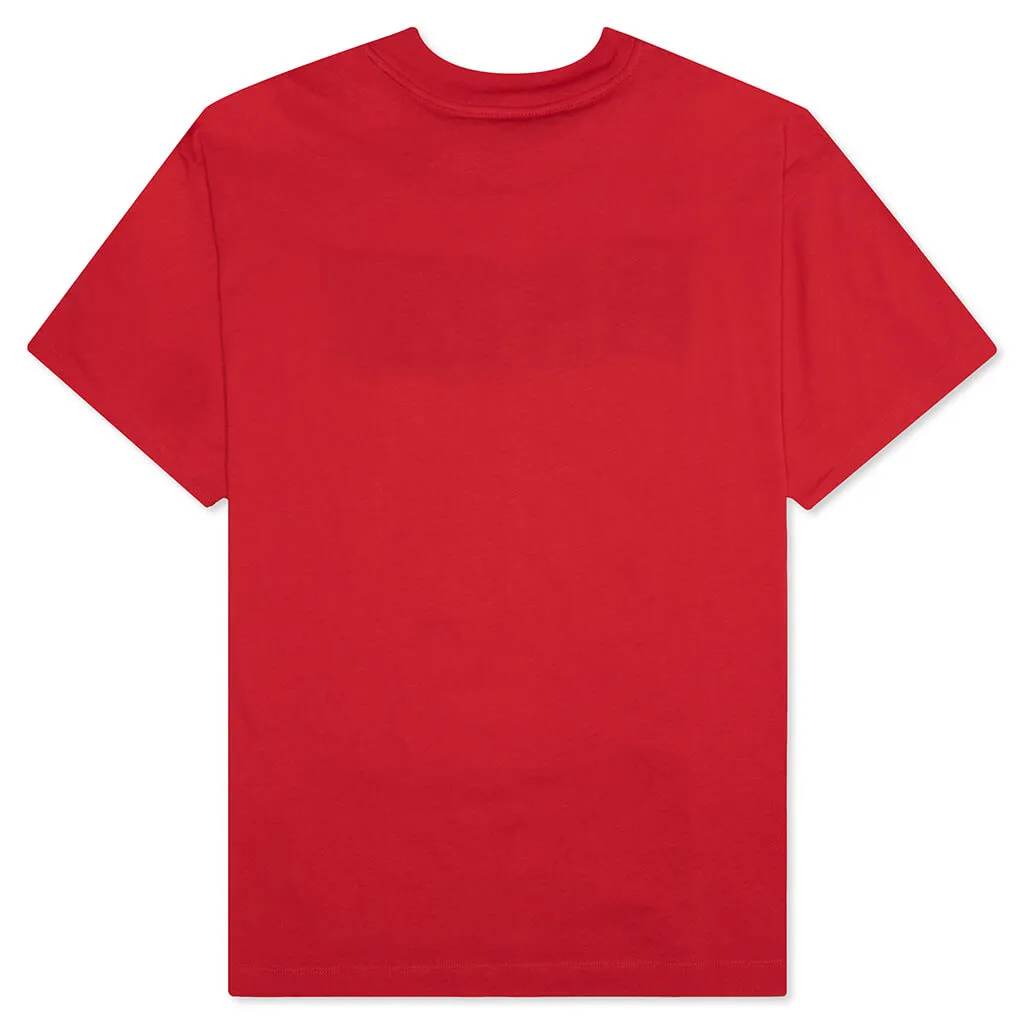 Cutout Logo T-Shirt - Red