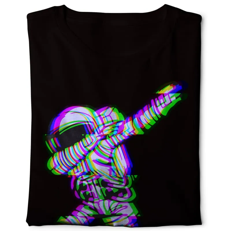 Dabbing Astro - Digital Graphics Basic T-shirt black