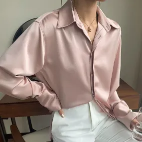 Delilah Luxe Satin Shirt