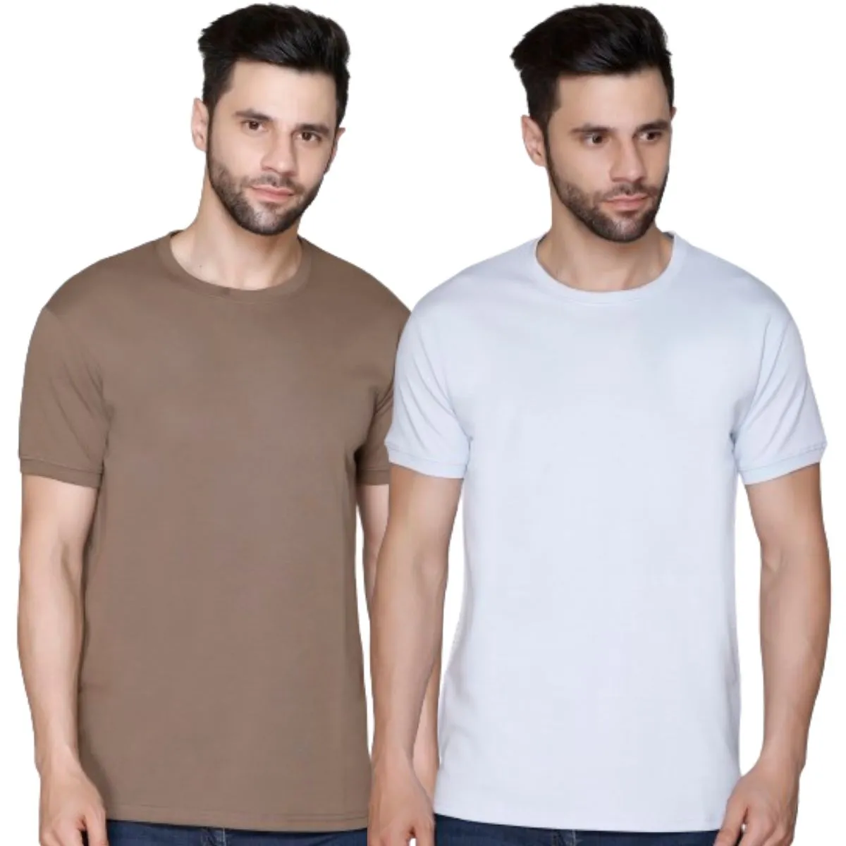 Derby Combo Pack of Men's Round Neck Casual T-shirts