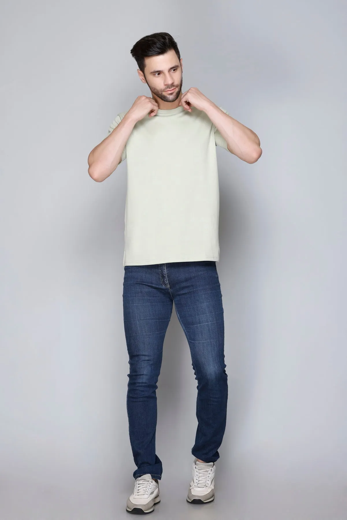 Derby Men's Round Neck Casual T-shirts