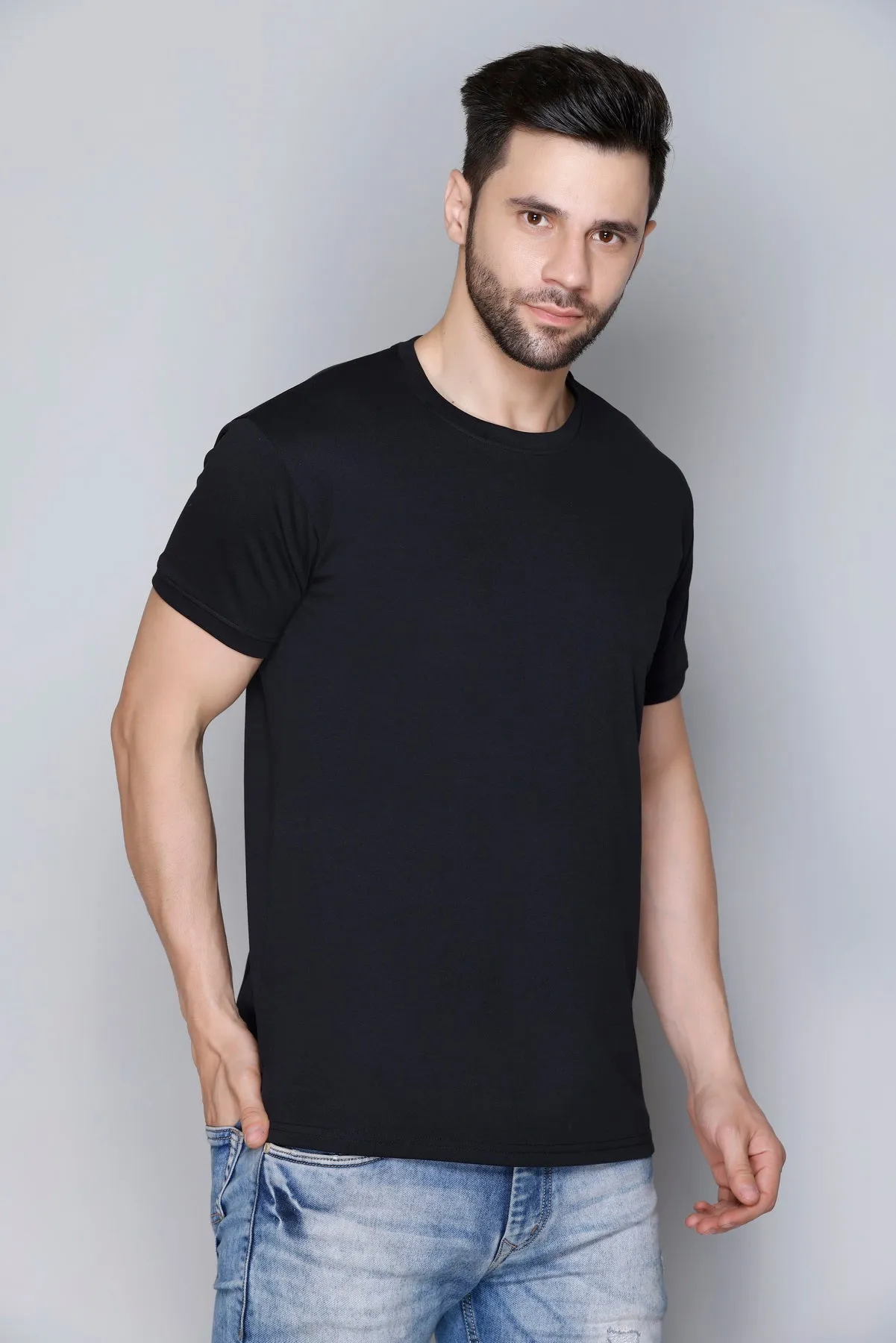 Derby Men's Round Neck Casual T-shirts