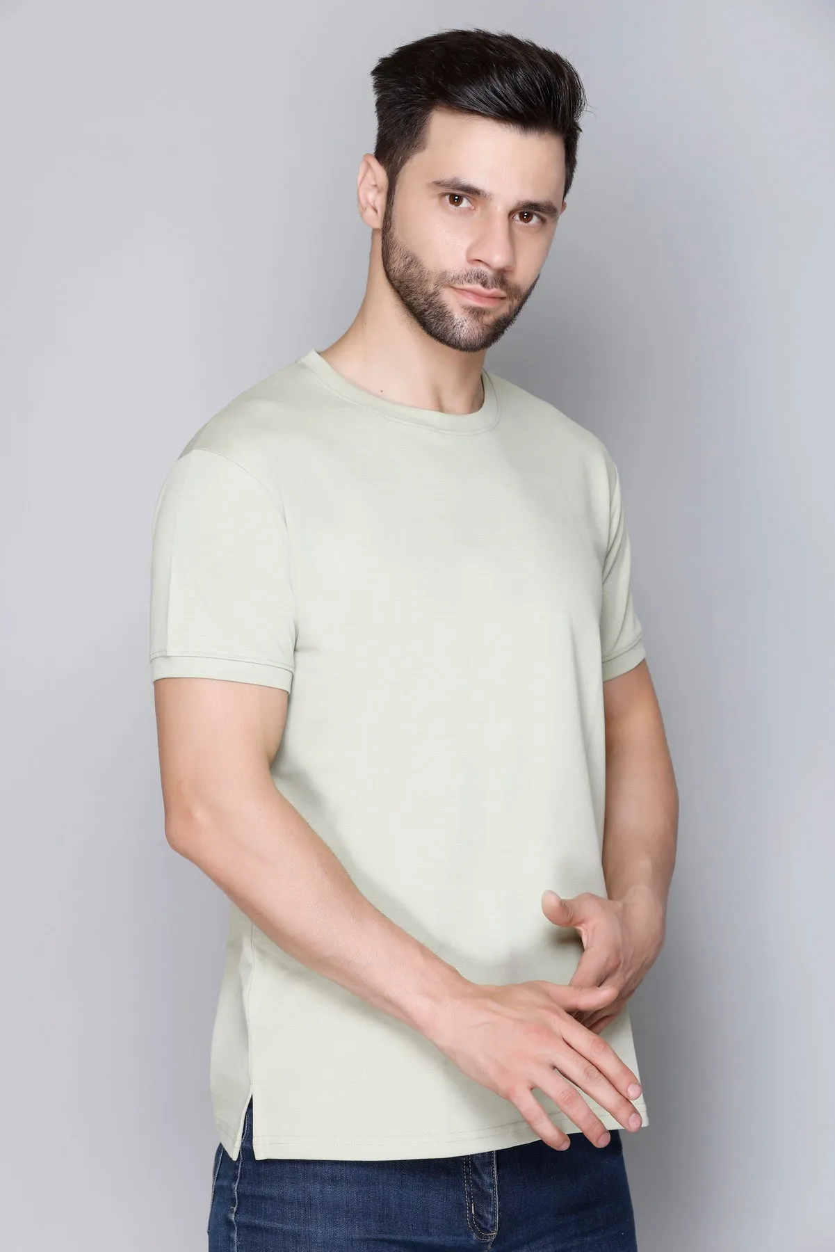 Derby Men's Round Neck Casual T-shirts