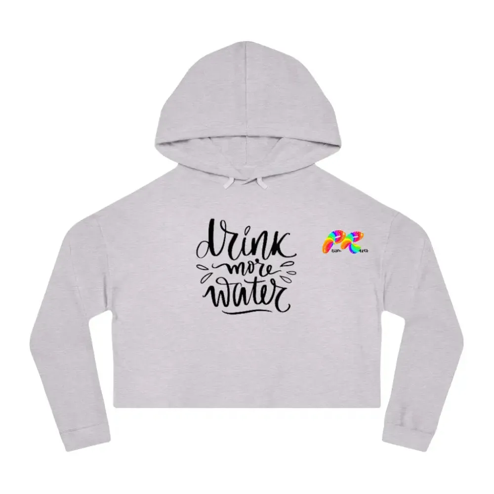 Drink Water Women’s Cropped Rave Hoodie