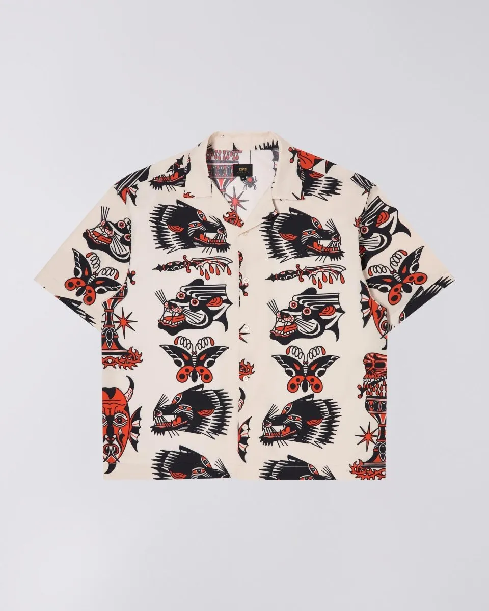 EDWIN TEIDE flash SHIRT SS - MULTICOLOR