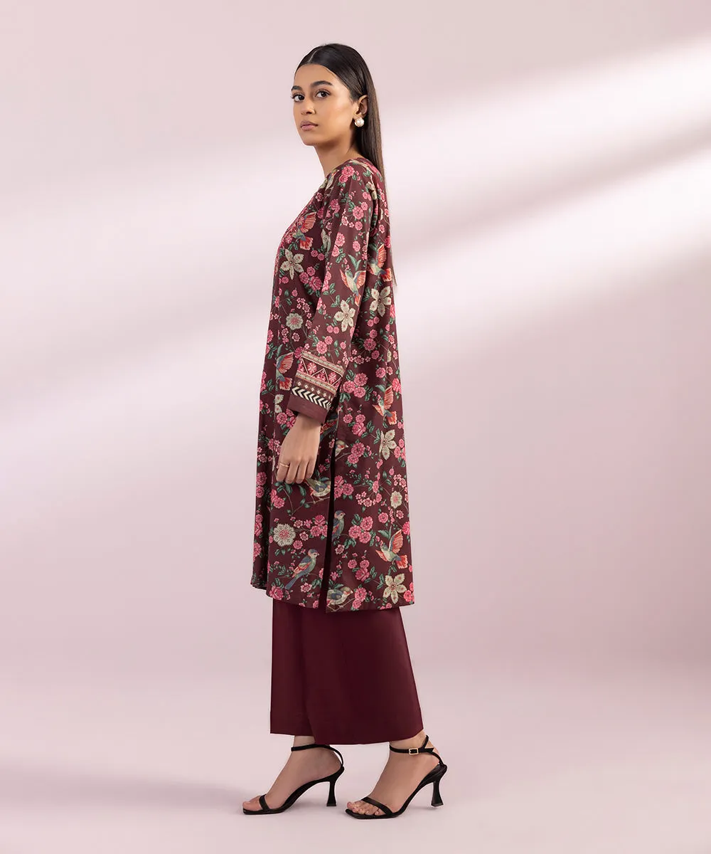 Embroidered Cotton Viscose Shirt