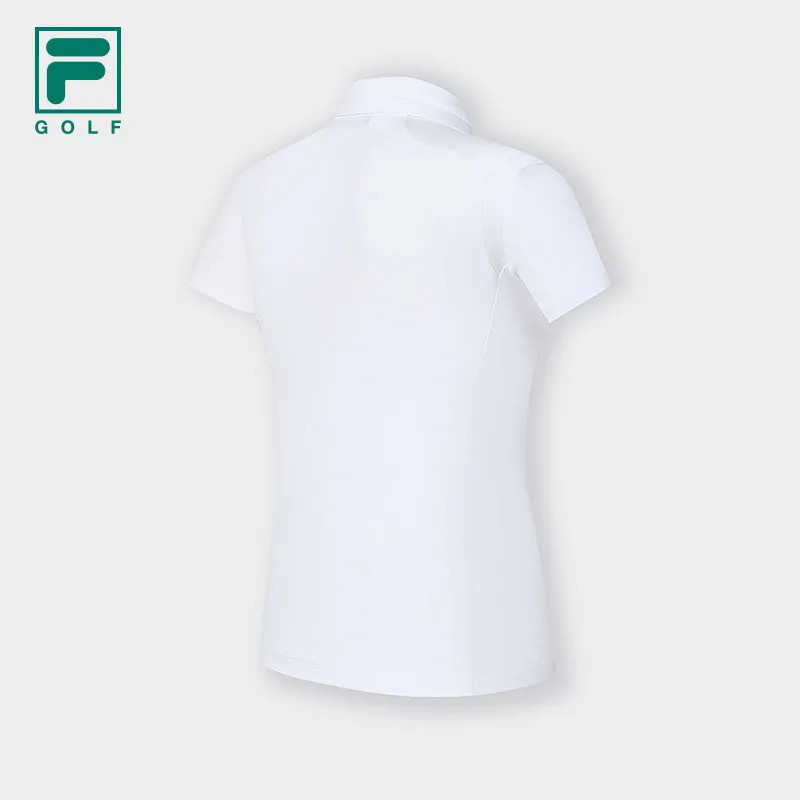 FILA CORE ATHLETICS GOLF Women Short Sleeve Polo in White