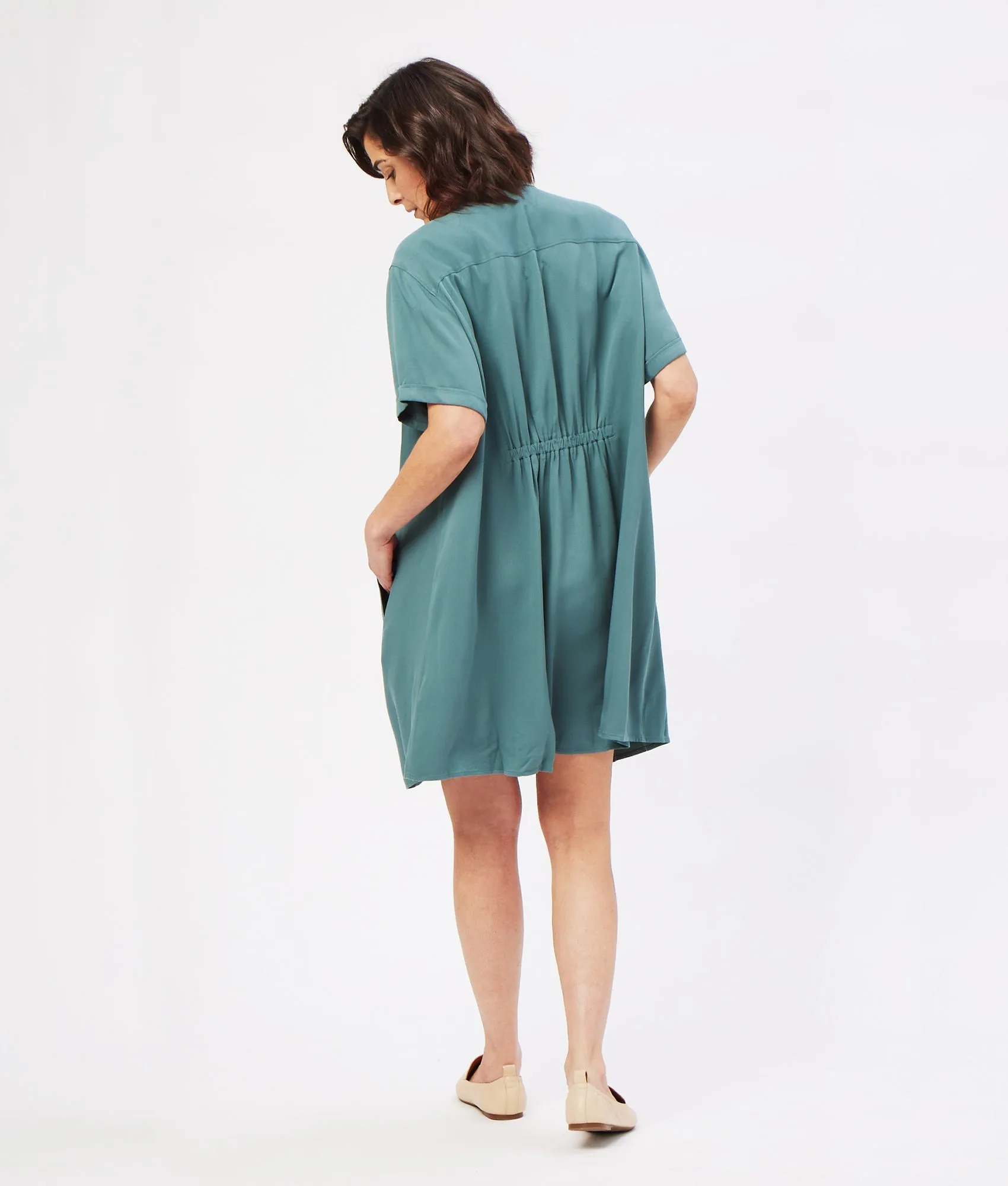 Frieda Essential Magnetic Button Front Day Dress | MagnaReady