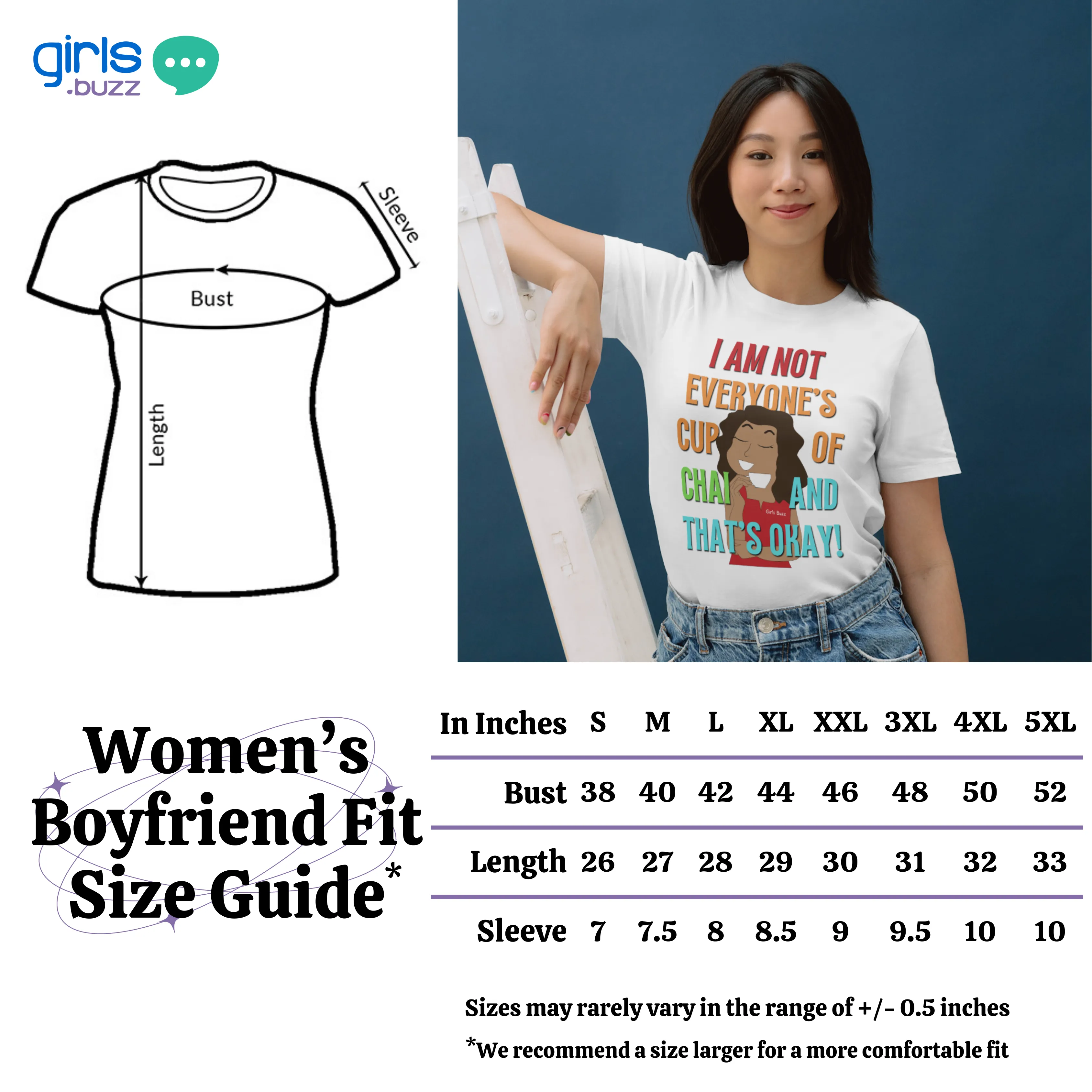 Fries Before Guys Boyfriend Fit T-shirt