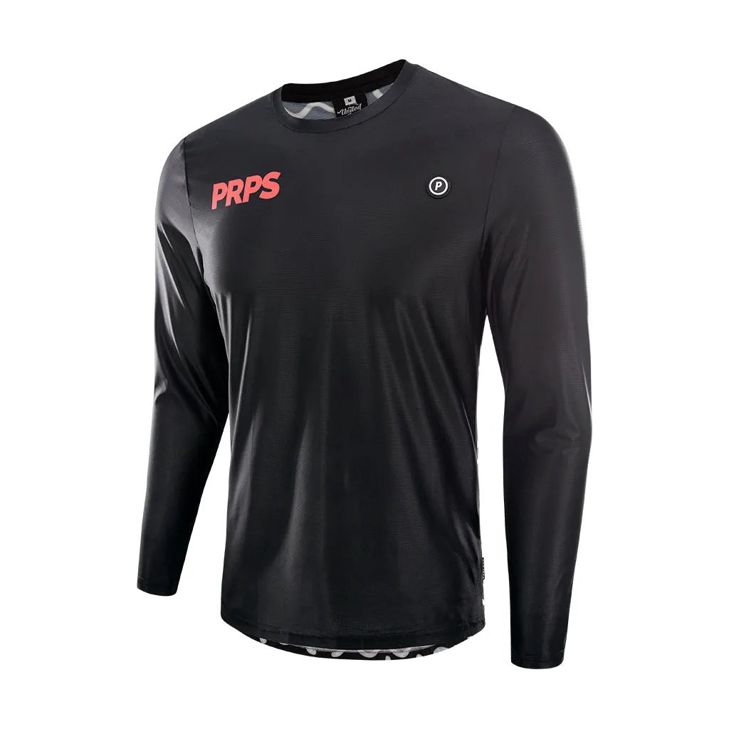 Hypermesh ELITE Long Sleeve Running Shirt (Black)