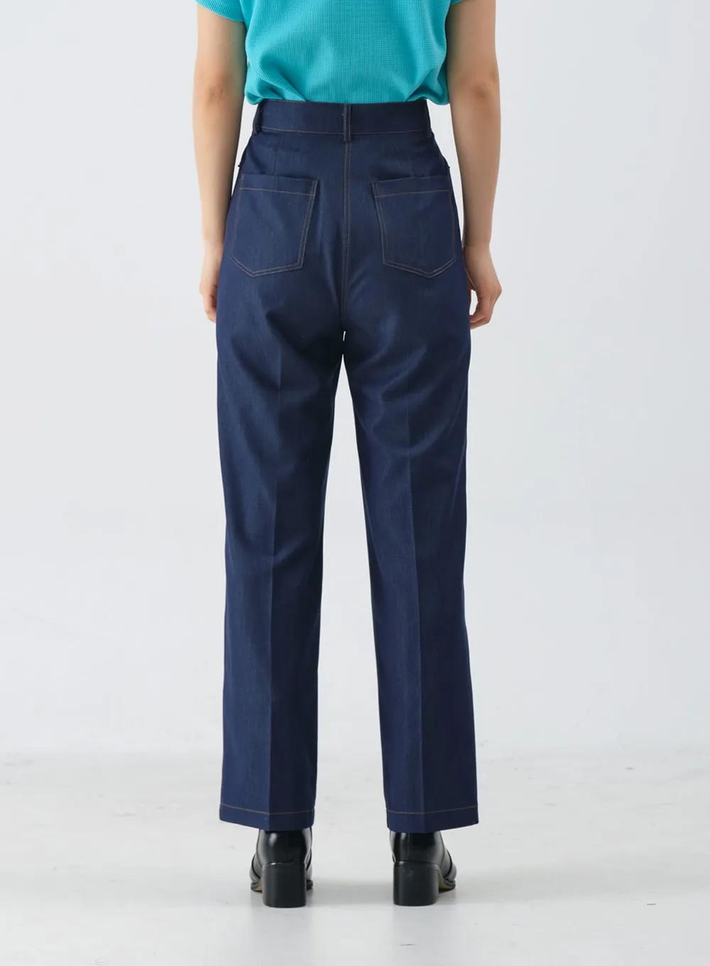 Jean-Style Summer Wide Pants OM6