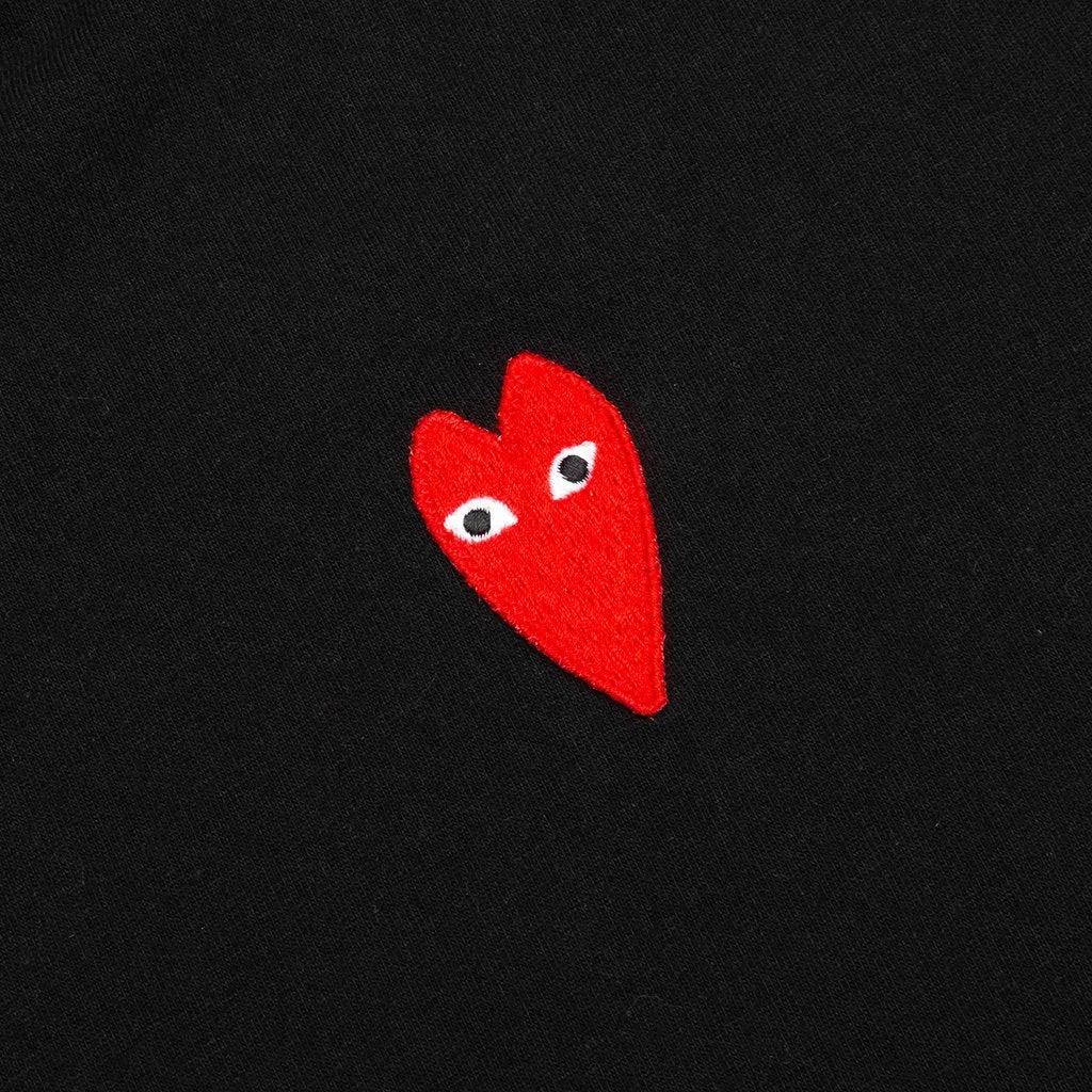 Long Heart T-Shirt - Black