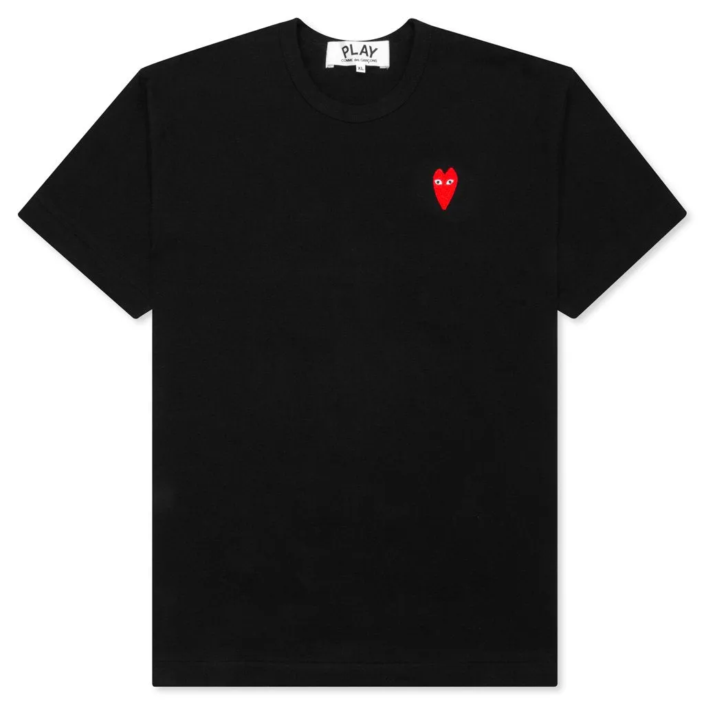 Long Heart T-Shirt - Black