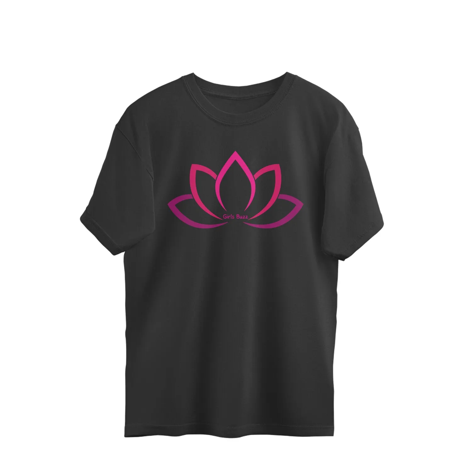 Lotus Flower Yoga Oversized Tee