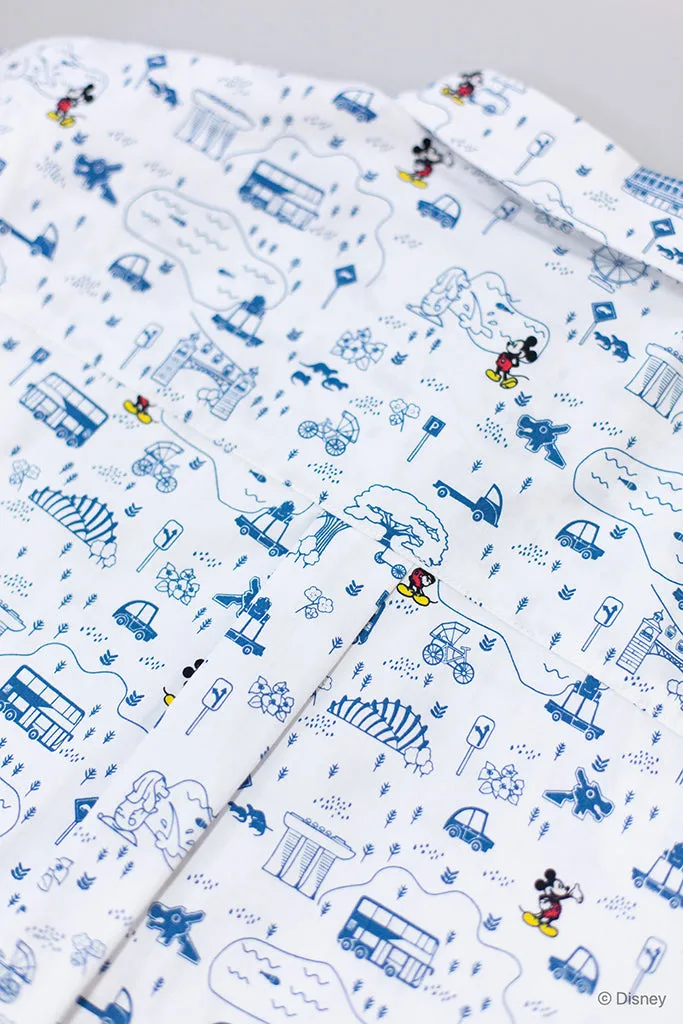 Men's Shirt - Blue Road Trip Mickey