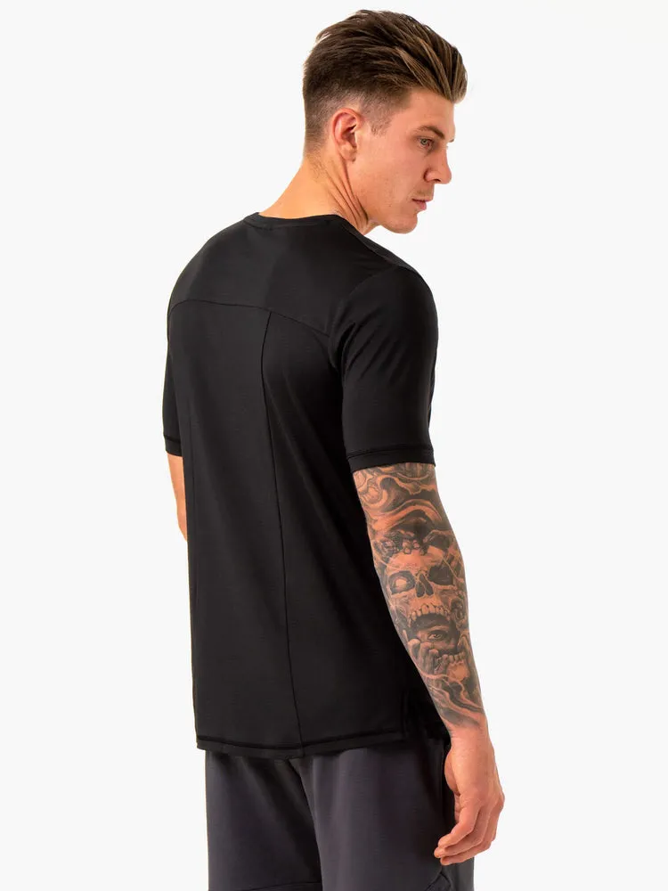 OPTIMAL MESH T-SHIRT BLACK