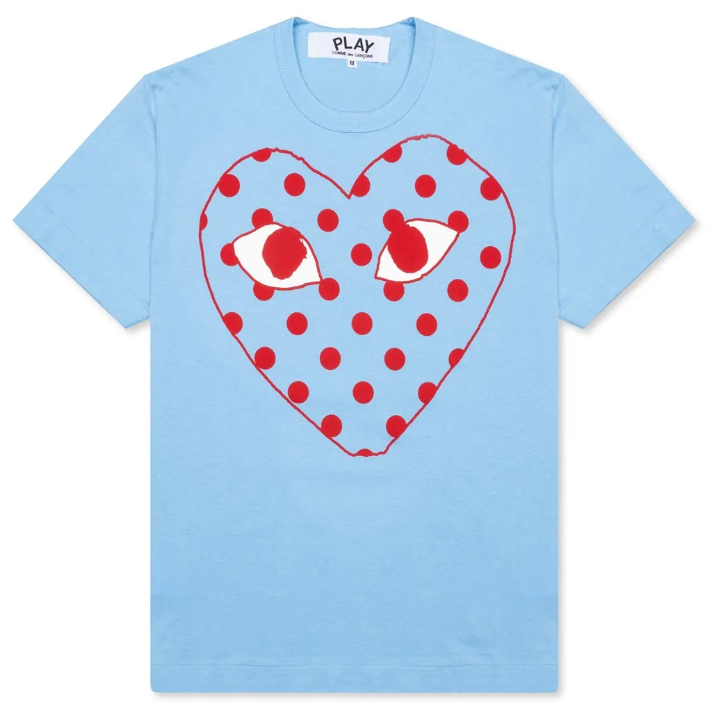 Pastelle Polka Dot Logo T-Shirt - Blue